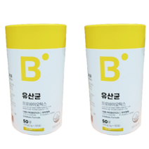 유산균 프로바이오틱스 100g 50포 x 2개 분말형 18종 10억 CFU, 1개, 기본