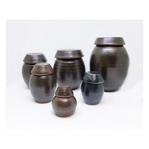 예조 미니옹기 옹기 항아리 도예 옹기수반 단지 수반 옹기항아리 공방 도자기, 꼬마옹기 6종세트, 1개