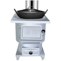 주물화목난로 장작 펠릿화목난로 화목 대형 시골집, 장작화로80cm 파이프 세트