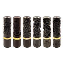 에스엠프린팅 벽조목 금장18mm 개인 인감 도장 주문제작, 달마