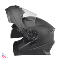 바이크헬멧 하이바 라이딩 사계절용 남녀공용 안전한, 프리사이즈, [매트 블랙] 1