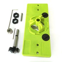 목공 은폐 35MM 컵 스타일 경첩 지그 보링 홀 드릴 가이드 Forstner 비트 우드 커터 목수 DIY 도구, [01] Blue Kit