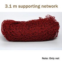 야외 실내 테니스 네트 그물 Pickleball 스테인리스 극을위한 휴대용 배드민턴 세트 조정 가능한 고도 쉬운 체제 나일론 스포츠, 3.1M-net