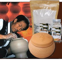 고창 황토가마에 직접 구운 황토소금500g 명절선물세트(항아리포함) 복분자소금 녹차소금 천일염, 선물세트2P(구운소금+녹차)