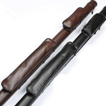 큐대 큐가방 당구장 포켓볼 수납함 개인 당구 케이스 휴대용 지퍼 멜빵 보관, 브라운