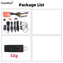 어라운드뷰 블랙박스 360도 3D 카메라 자동차 360 뷰 시스템 전면 및 후면 좌우 운전 레코더 주차 모니터링 디스플레이