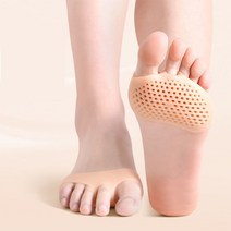 실리콘 발바닥 앞꿈치 패드 투명, 2개입, 2개