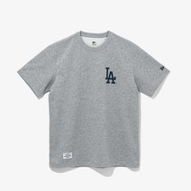 [국내정식매장] 뉴에라 티셔츠 MLB 애니버서리 LA 다저스 헤더 그레이 13546494