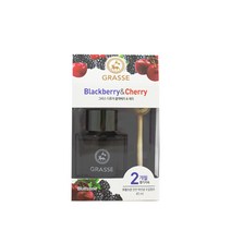 불스원 그라스 디퓨저 방향제 45ml 블랙베리N체리 향, 1개
