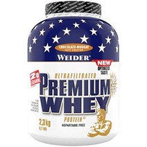 독일 Weider 프리미엄 유청 단백질 파우더 분리 유청 단백질이 포함된 저탄수화물 단백질 쉐이크 바나나 1x 2.3 kg 헬스보충제 기타다이어트식품, 초콜릿 누가, 2.3kg1팩