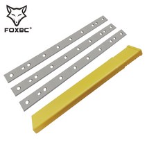 원형톱날 직쏘톱날 foxbc 13인치 대패 블레이드 교체 dewalt dw735 dw735x 목공용 목재 대패 칼 - 3개, 없음