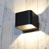 벽등 LED(블랙) 스퀘어 각도조절 3W 전구색 벽led조명 벽led등 실내벽부등 포인트벽등 예쁜벽조명 계단벽등