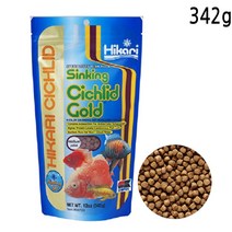 샘아쿠아 HIikari 히카리 시클리드 골드 미니 342g/ 시클리드 사료, 1개