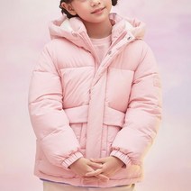 스파오키즈 후드 숏 푸퍼(PINK)_SPJPC4VKU1_22