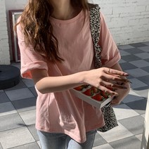 11컬러 라운드 면 티셔츠 면티 기본티
