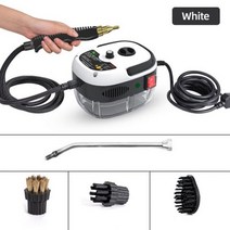 스팀청소기 200W 스팀 청소기 고온 살균 에어컨 주방 후드 자동차 가전 제품 110V/220V 용품, 220V, white, EU
