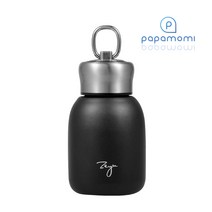보온물병 300ml 진공 보냉 물병 304 스텐 물통 보온 병 이중 스테인레스, 블랙