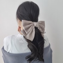 릴리트리 쳐짐이 예쁜 새틴 왕리본 머리핀 리본핀 16col