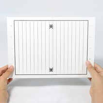 도움소 오침안정법 전통책 만들기 속지 내지 (소) A5 추가 구성 / 북바인딩 북아트 고서 전통제본 초등교구 전통공예, 세로쓰기 20매