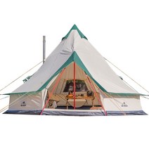 Fkstyle 캠프 텐트 원폴 벨텐트 글램핑 6인용 [품]