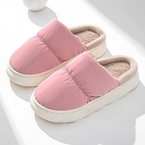 여성 남성 방수 겨울 홈 슬리퍼 퍼 집 바닥 신발 푹신한 실내 슬라이드 아늑한 솔리드 커플 플랫 코튼