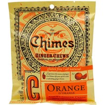 Chimes 차임즈 오랜지 진저 츄 캔디 141.8g 4팩, 1개