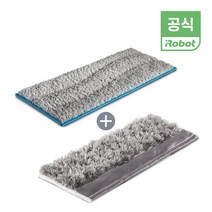 아이로봇 브라바 m6 로봇청소기 재사용 걸레 패드 (택 1), 재사용 물걸레1+마른걸레1 세트