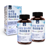 웰리즈 수국잎 열수 추출 프리미엄정 1000mg X 60정, 2개