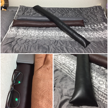 침실틈새쿠션 침대 옆 사이드 틈새막이 틈 쿠션 방석, 그레이