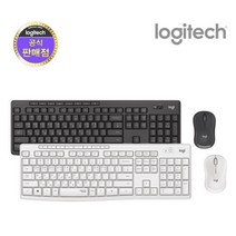 [로지텍코리아]로지텍 MK295 SILENT 무소음 무선 콤보[블랙 화이트], MK295 블랙