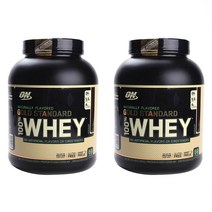 옵티멈뉴트리션 골드 스탠다드 100% 웨이 내추럴리 초콜릿 글루텐 프리, 2.18kg, 2개