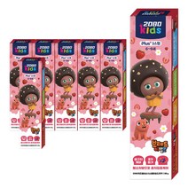 2080 키즈 3스텝 6~9세 브레드 어린이 치약 베리믹스향, 80g, 7개