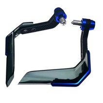 혼다 용 X-ADV 150 350 750 PCX 160 15-22mm 핸들 바 직경 오토바이 앞 유리 핸드 가드, 06 파란