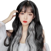 하이유니 브릿지 트윙클 여자 부분 셀프 패션 헤어 피스 붙임 머리 가발, 기본 (너비:3.5cm/기장:55cm), 43.체리블로썸핑크