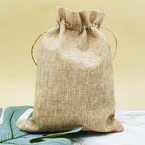 린넨 더스트백 선물 쇼핑몰 포장 주머니 L 스트링파우치 복주머니 투명파우치 화장품파우치 면파우치, 본상품선택