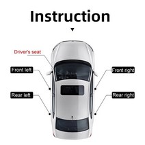 자동차 후드골프 6 파사트 샤란 스코다 수퍼브 시트 블랙 용 전면 좌측 도어 핸들 잠금 실린더 커버 1k8837, 한개옵션0