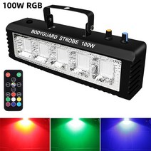 외계인 rgb 흰색 dj 디스코 스트로브 조명 40w 60w 80w 100w 원격 제어 사운드 플래시 파티 결혼식 휴가 무대 조명 효과, 협력사, 100w RGB, 영국 플러그