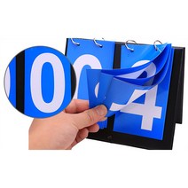 스코어보드 점수판 축구 농구 탁구 배구 배드민턴 족구 접이식 이동식 휴대용, 에이오피 3자리 점수판