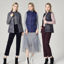 [로코엘라] 센시브 경량 덕다운 베스트