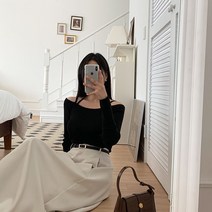 더제이수 / 투라인 오프숄더 니트