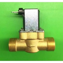 황동 솔레노이드 밸브 마그네틱 스위치 DC 5 12 24 36 48V AC 110-220V, 110V, Normally closed