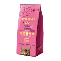 아라포펫 반려묘 전연령 4321 캣 하이에너지 건식사료, 1.2kg, 닭, 1개