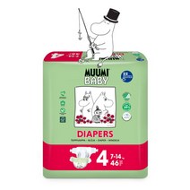 [무미] 핀란드 친환경 기저귀 밴드형 4단계 1팩 46매/인증받은 안심기저귀/스완라벨 획득, 상세 설명 참조