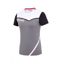 볼빅 클리어런스여성 골프 컬러 블록 라운드넥 반팔 티셔츠 VLTSJ503 MG