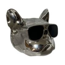 차량용방향제 크롬실버 프렌치 불독 차량용 디퓨저, 클린코튼