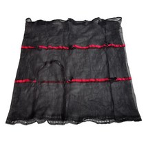 55 In Trampoline Security Net 어린이를위한 안전 보호 트램펄린 인클로저 네트 울타리 교체 내구성 Mes, 01 Black