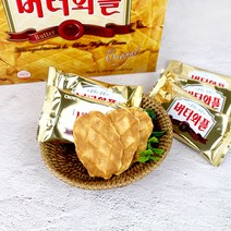 크라운 버터와플 316g 쿠키 크로플 사무실과자 간식, 1개