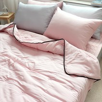 집에 샤틴 마이크로모달 이불 패드 베개세트(SS Q)_5color