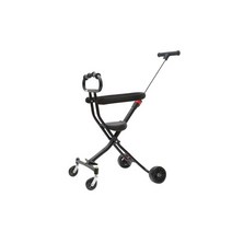 미니어처 가볍게 접을 수 있고 스쿠버신기 휴대용 6세 유모카 손수레 에페시 기내사이즈 4바퀴 유모차, 18 4 륜 블랙 베어 카 업그레이