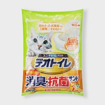 유니참 데오토일렛 사막화 방지 소취항균모래 2L, 4개묶음